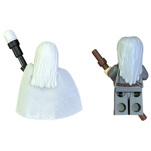 Lego Minifigure Lord of the Rings Saruman lor058 Gandalf lor061 79005 Wizard - Picture 2 of 2